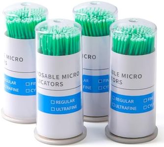 JMU Dental Micro Applicators Brushes Dental, Disposable Dental Microswabs (400, 2.0mm)