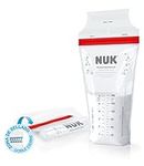 NUK Breast Milk Bags Space Saving & Ready to Use 180ml Pack of 25 Transparent