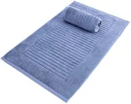 Classic Turkish Towels CTT - 2 Piece Bathroom Rugs Set, 100% Cotton Bath Mats, Comfy & Highly Absorbent Bathroom Floor Mats, Machine Washable | 20"x32" (Royal Blue)