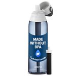 Brita Insulated Filtered Water Bottle with Straw, Reusable, BPA Free Plastic, Night Sky, 26 Ounce