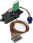 BlueStars 973-407 Front HVAC Fan Blower Motor Resistor with Harness - Compatible with Chevy GMC 1996-2014 Express Savana 1500 C4500 C5500 C6500 C7500 Kodiak Topkick 1580560 22941007 3A1041