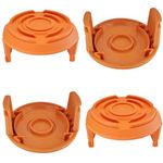 UUBOXS Replacement Spool Cap Covers,Worx WA6531 GT Cordless Cap for Worx Weed Trimmers WG155 WG163 WG180 String Trimmers,50006531 Spool Cap(4 Caps)