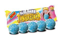 Blue Razz Raspberry Jawbreakers - ZED Candy x10 Packs (5 Balls Per Pack)