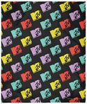 MTV Music Television Retro Toss Iconic 80's Logo Plush Fleece Throw Blanket Wall Scroll