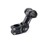 Bike Stem 31.8 Bicycle Stem Adjustable 0-60 Degree Handlebar Riser Extender for Road Bike, Mountain Bike, MTB, BMX, Cycling (Only Fit 1.25"/31.8mm Handlebar) (31.8 x 110mm)