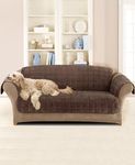 Sure Fit Deluxe Pet Cover - Sofa Slipcover - Chocolate (SF39230)