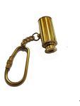 THE STREETS CRAFTS EXPORTS Vintage Brass Key Chain Collectible Marine Nautical Key Rings Keychains Car Accessories Gifts (Telescope)