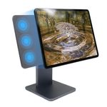 Expert Connect Magnetic iPad Stand Hub Docking Station for iPad Air 10.9-inch (2020-2022), iPad Pro 11-inch (2018-2022) | 60W USB-C DP, 4K@60Hz HDMI, 5Gbps USB A, 3.5mm Audio, Card Readers