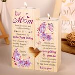 Mum Birthday Gifts - Moon Butterfly Candle Holder, Gifts for Mum, Best Presents for Mum, Birthday Gifts for Mum, Gifts for Mum on Her Birthday, Mum Gifts from Daughter Son.