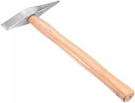 uxcell 10 Oz Welding Chipping Hammer Steel Tack Hammer Electrician's Hammer with Wooden Handle for Removing Repairing