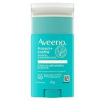 Aveeno Protect + Soothe Mineral Sunscreen Stick SPF 50+ - Sensitive Skin, Quick Drying and Water-Resistant, Sun Protection - Pure Oats & Zinc Oxide, Paraben Free, Broad Spectrum UVA/UVB - 42 Gram