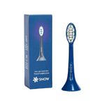 SNOW Toothbrush Refillable Heads - Electric Toothbrush Replacement Heads with Soft Bristles - Feature Blue LED Light and Sonic Technology - Easy Replacement Heads for LED Whitening Electric Toothbrush