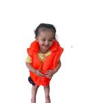 KidsZeeNie® Red Adjustable Swimming Inflatable PVC Safety Life Jacket for Kids| Beginner Learning Swim Vest Jacket for Kids| Pool Accessories for Children Pool Boys and Girls for Water Floatation