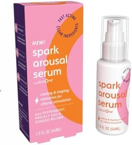 plusOne Spark Arousal Serum – Arousal Gel with Peppermint, Prickly Ash & Ginkgo – Cooling, Tingling Sensation for Intimate Excitement – 1.5 oz