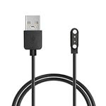 kwmobile USB Cable Charger Compatible with Nerunsa P66D / NiUFFiT P66 / Ddidbi P66D / IDW19 / IDW13/ IDW15 Cable - Charging Cord for Smart Watch - Black