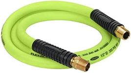 Legacy Manufacturing Flexzilla Swivel Whip Air Hose, 1/2" X 6' (1/2" MNPT Swivel X 1/2" MNPT Ends), Heavy Duty, Lightweight, Hybrid, ZillaGreen-HFZ1206YW4S