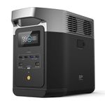 EF ECOFLOW DELTA 2 Portable Power Station | 1-3kWh Expandable | LiFePO4 Battery, 80Min Charge | 230V/50Hz India Use | Solar Generator for Home Backup, Camping, RV