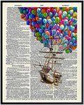 Ship Sailing with Balloons - Wall A