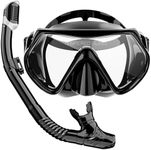 Snorkeling Gear for Adults, Felidel Snorkel Mask Adult Dry Top Snorkel Set with Panoramic View Anti-Fog Scuba Diving Mask for Snorkeling Swimming Travel, Snorkeling Kit Diving Packages