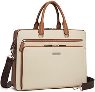 BOSTANTEN Briefcases for Men Messenger Bag Genuine Leather Laptop Bag 15.6 inch Office Work Tote for Buisness Travel