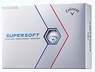 Callaway Supersoft 23 Golf Balls, 1 Dozen (Pack of 12), 2 Pieces, White