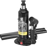 Torin AT90203BB Hydraulic Welded Bottle Jack, 2 Ton (4,000 lb) Capacity, Black