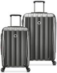 DELSEY Paris Helium Aero Hardside Expandable Luggage with Spinner Wheels, Brushed Charcoal, 2-Piece Set (21/25), Helium Aero Hardside Expandable Luggage with Spinner Wheels