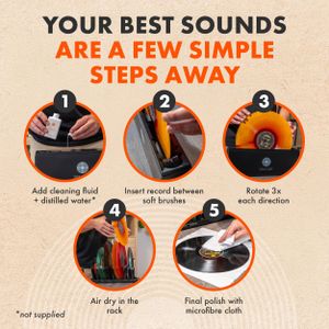 Spincare Vinyl Record Cleaner Kit – Complete Cleaning Solution