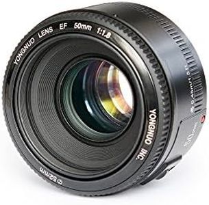 YONGNUO YN50mm F1.8 Lens Large Aperture Auto Focus Lens Compatible with Canon EF Mount EOS Camera