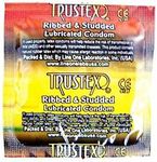 Trustex Ribbed and Studded Latex Condoms -25 Count