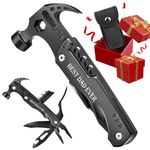 VEITORLD Gifts for Dad from Daughter Son Kids, Unique Birthday Gift Ideas for Husband Men Him Grandpa, Cool Gadgets Presents for Men, All in One Survival Tools Hammer Multitool, Camping Accessories