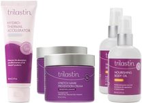 TriLASTIN Maternity Stretch Mark Prevention Cream Bundle with Nourishing Body Oil and Hydro-Thermal Accelerator | 2 Months Supply of Natural, Paraben Free, & Hypoallergenic Pregnancy Skincare Products