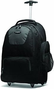 Samsonite Unisex-Adult Wheeled Backpack with Organizational Pockets, Black/Charcoal, One Size, Wheeled Backpack with Organizational Pockets