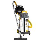 Vacmaster Wet and Dry Vacuum Cleaner 38L. 240V L Class Industrial Dust Extractor. Heavy duty, powerful 1600W Motor, Power Take Off & HEPA 13 Filtration. For Commercial & Professional Use