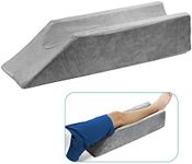 Leg Elevation Pillow Wedge Knee After Surgery Foot Elevation Elevated Leg Rest Pillow Elevating Bolster Knee Support Pillow Foam Elevator Leg Ramp Lift Foam Wedge Sleeping Cushion for Legs Ankle