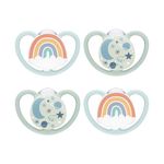 NUK Glow-in-the-Dark Orthodontic Pacifiers, 0-6 months, Night & Day, 2 Pack