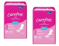 Carefree Acti-Fresh Body Shape Regular To Go Pantiliners - 54 Liners, Pack of 2