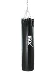 HRX 4ft Unfilled Punching Bag with Chain| Black | Boxing MMA Sparring Kickboxing Muay Thai Etc.