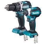 Makita DLX2180 18V DHP484 Combi Dill & DTD153 Impact Driver Twin Pack Body Only
