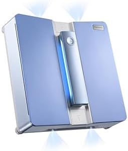 ClevioniQ X9 Pro Elektrischer Fensterputzer – Intelligenter Fensterputzroboter mit 4-Wege-Sprühfunktion, Präziser Navigation, Randerkennung, LED-Status, Leisem Betrieb & Deutscher Sprachausgabe