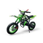 Amaze ZR 50cc Petrol Dirt Bike for Kids | 2 Stroke Mini Off Road Bike | Dual Start | Disc Brake | Rear Suspension | Max Speed 45 km/h | Kids Mini Motorcycle (Green)