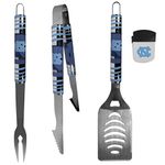 Siskiyou Sports NCAA North Carolina Tar Heels Unisex 3 pc BBQ Set and Chip Clip, Team Colors, One Size