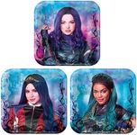 Disney Decendants 3-7" Square Plates, 8 per Pack