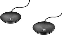 Logitech Group Expansion Microphones for Video Conferencing, Indicator Lights, Microphone Type Mono, Wideband, Noise Canceling, Microphone Mute, Laptop/PC/Mac - Black (Renewed)