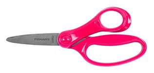 FISKARS Scissors, Big Kids Scissors, Pink, 15cm
