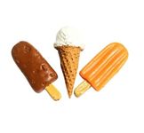 BRIKSHI Fridge Magnet Miniature Food 3D Fridge Magnet Best Souvenir Gift 100% Made in India (ice Cream)