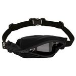 Kids SPIbelt No-Bounce Belt with Hole for Insulin Pump, Medical Devices or Headphones for Active Kids! (Black)