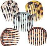 5 Pcs French Twist Comb Retro Cellu