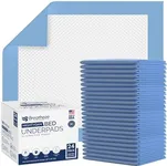 XL Heavy Duty Pads for Beds for Incontinence Adults - Underpads Reposition Rated to 375LB Capacity, 24 Hr No Odor - Softest USA Made, Hospital Grade, Absorbent Leak Protector Pee Pads - 24-Pack