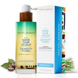 Kreyol Essence SOS Density Tonic with Growth Complex, Haitian Black Castor Oil & Redensyl™ – Fuller-Looking Hair, Frizz Control, Shine – 50 mL / 1.7 fl oz